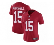 Women's Nike New York Giants #15 Brandon Marshall Vapor Untouchable Limited Red Alternate NFL Jersey