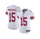 Women's Nike New York Giants #15 Brandon Marshall Vapor Untouchable Limited White NFL Jersey