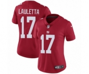 Women's Nike New York Giants #17 Kyle Lauletta Red Alternate Vapor Untouchable Limited Player NFL Jersey