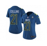 Women's Nike New York Giants #21 Landon Collins Limited Blue 2017 Pro Bowl NFL Jersey