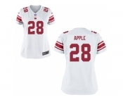 Women's Nike New York Giants #28 Eli Apple White NFL Jersey
