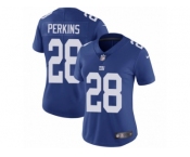 Women's Nike New York Giants #28 Paul Perkins Vapor Untouchable Limited Royal Blue Team Color NFL Jerse