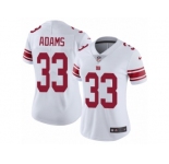 Women's Nike New York Giants #33 Andrew Adams Vapor Untouchable Limited White NFL Jersey