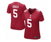 Women's Nike New York Giants #5 Robbie Gould Limited Red Alternate NFL Jersey