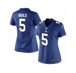 Women's Nike New York Giants #5 Robbie Gould Limited Royal Blue Team Color NFL Jersey