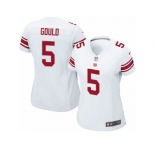 Women's Nike New York Giants #5 Robbie Gould Limited White NFL Jersey