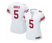 Women's Nike New York Giants #5 Robbie Gould Limited White NFL Jersey