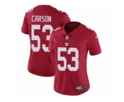 Women's Nike New York Giants #53 Harry Carson Vapor Untouchable Limited Red Alternate NFL Jersey