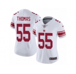 Women's Nike New York Giants #55 J.T. Thomas Vapor Untouchable Limited White NFL Jersey