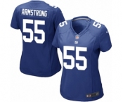Women's Nike New York Giants #55 Ray-Ray Armstrong Game Royal Blue Team Color NFL Jersey