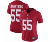 Women's Nike New York Giants #55 Ray-Ray Armstrong Red Alternate Vapor Untouchable Limited Player NFL Jersey