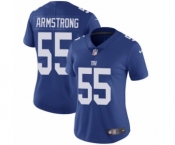 Women's Nike New York Giants #55 Ray-Ray Armstrong Royal Blue Team Color Vapor Untouchable Elite Player NFL Jersey