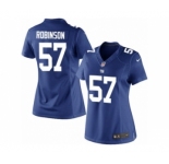 Women's Nike New York Giants #57 Keenan Robinson Limited Royal Blue Team Color NFL Jersey