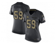 Women's Nike New York Giants #59 Devon Kennard Limited Black 2016 Salute to Service NFL Jersey