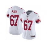 Women's Nike New York Giants #67 Justin Pugh Vapor Untouchable Limited White NFL Jersey