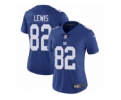 Women's Nike New York Giants #82 Roger Lewis Vapor Untouchable Limited Royal Blue Team Color NFL Jersey