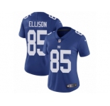 Women's Nike New York Giants #85 Rhett Ellison Vapor Untouchable Limited Royal Blue Team Color NFL Jersey