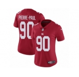 Women's Nike New York Giants #90 Jason Pierre-Paul Vapor Untouchable Limited Red Alternate NFL Jersey