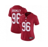 Women's Nike New York Giants #96 Jay Bromley Vapor Untouchable Limited Red Alternate NFL Jersey