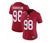 Women's Nike New York Giants #98 Damon Harrison Vapor Untouchable Limited Red Alternate NFL Jersey