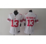 nike women nfl jerseys new york giants #13 beckhamjr white[nike]