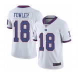 Youth New York Giants #18 Bennie Fowler Limited White Rush Vapor Untouchable Football Jersey