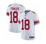 Youth New York Giants #18 Bennie Fowler White Vapor Untouchable Limited Player Football Jersey