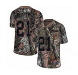 Youth New York Giants #21 Jabrill Peppers Limited Camo Rush Realtree Football Jersey
