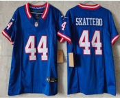 Youth New York Giants #44 Cam Skattebo Limited FUSE Blue Classic Vapor Jersey