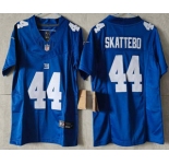 Youth New York Giants #44 Cam Skattebo Limited FUSE Blue Vapor Jersey