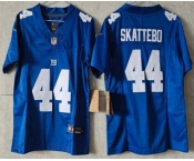 Youth New York Giants #44 Cam Skattebo Limited FUSE Blue Vapor Jersey
