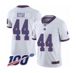 Youth New York Giants #44 Doug Kotar Limited White Rush Vapor Untouchable 100th Season Football Jersey