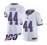 Youth New York Giants #44 Markus Golden Limited White Rush Vapor Untouchable 100th Season Football Jersey