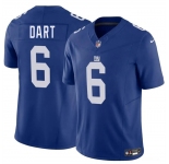 Youth New York Giants #6 Jaxson Dart Blue 2025 Draft F.U.S.E. Vapor Untouchable Limited Stitched Jersey