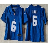 Youth New York Giants #6 Jaxson Dart Limited FUSE Blue Vapor Jersey
