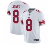 Youth New York Giants #8 Daniel Jones White Vapor Untouchable Limited Player Football Jersey