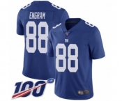 Youth New York Giants #88 Evan Engram Royal Blue Team Color Vapor Untouchable Limited Player 100th Season Football Jersey