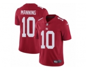 Youth Nike New York Giants #10 Eli Manning Vapor Untouchable Limited Red Alternate NFL Jersey