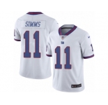 Youth Nike New York Giants #11 Phil Simms Limited White Rush NFL Jersey