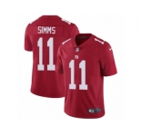 Youth Nike New York Giants #11 Phil Simms Vapor Untouchable Limited Red Alternate NFL Jersey