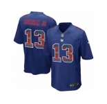 Youth Nike New York Giants #13 Odell Beckham Jr Limited Royal Blue Strobe NFL Jersey