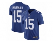 Youth Nike New York Giants #15 Brandon Marshall Vapor Untouchable Limited Royal Blue Team Color NFL Jersey