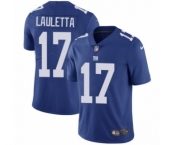 Youth Nike New York Giants #17 Kyle Lauletta Royal Blue Team Color Vapor Untouchable Elite Player NFL Jersey