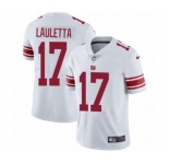 Youth Nike New York Giants #17 Kyle Lauletta White Vapor Untouchable Elite Player NFL Jersey