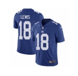 Youth Nike New York Giants #18 Roger Lewis Royal Blue Team Color Vapor Untouchable Limited Player NFL Jersey