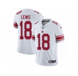 Youth Nike New York Giants #18 Roger Lewis White Vapor Untouchable Limited Player NFL Jersey