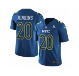 Youth Nike New York Giants #20 Janoris Jenkins Limited Blue 2017 Pro Bowl NFL Jersey
