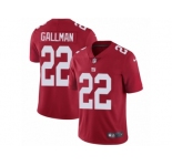 Youth Nike New York Giants #22 Wayne Gallman Red Alternate Vapor Untouchable Limited Player NFL Jersey
