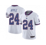 Youth Nike New York Giants #24 Eli Apple Limited White Rush NFL Jersey