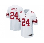 Youth Nike New York Giants #24 Eli Apple White Stitched NFL Elite Jersey